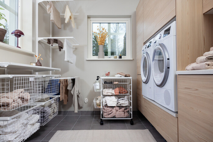 Trådback Vit 55 x 54 x 8 cm Elfa